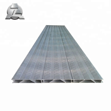 6063-T5 pulverbeschichtung feuerfeste terrasse aluminium ponton decking